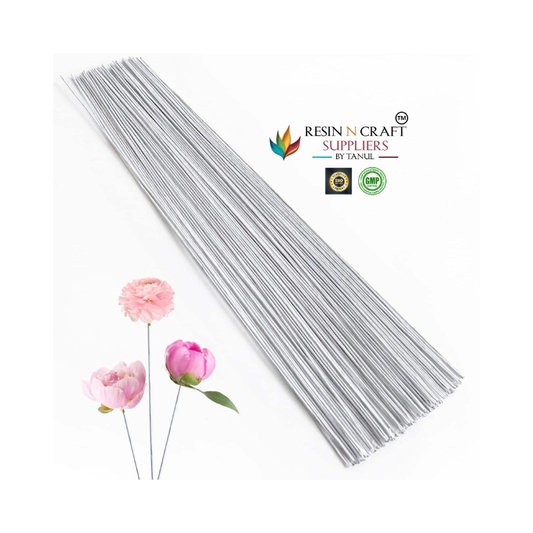 1.2mm Thin Paper Coated White Stem Wire 100Gram