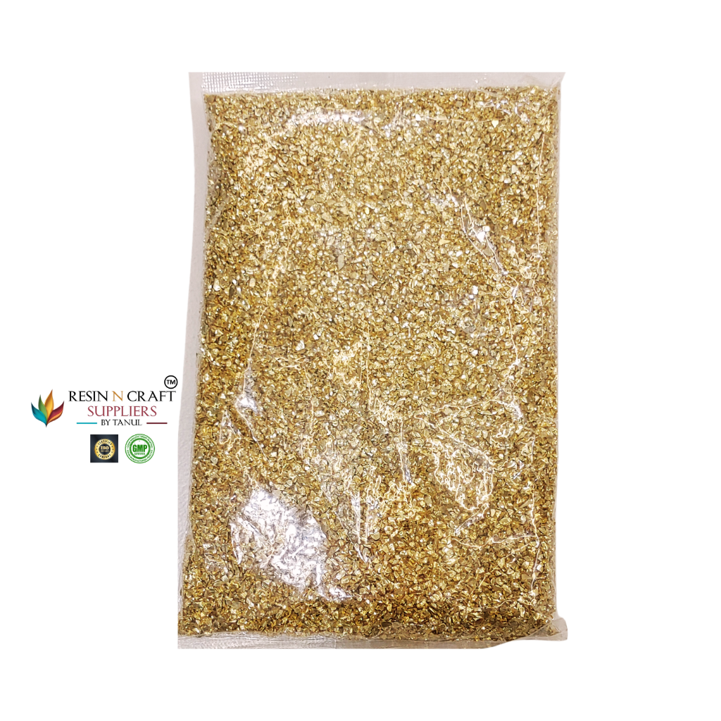 HBR 8 C /1  Gold Electroplated Color Granules / Stones