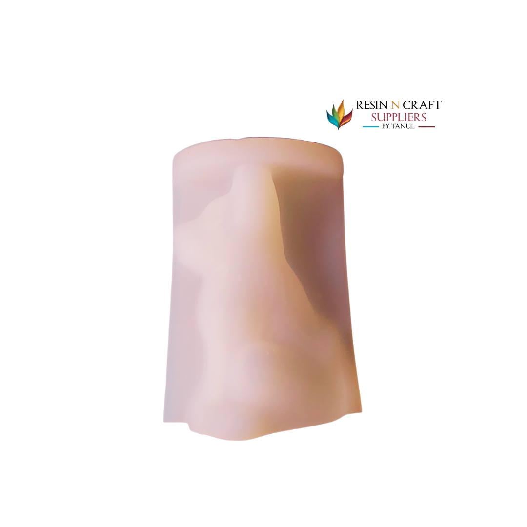 3D Sitting Dog Figurine Silicone Candle Mold (21-20)