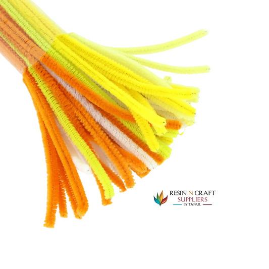 Yellow Pipe Cleaner Mono Chrome (100 Pcs/Pack)