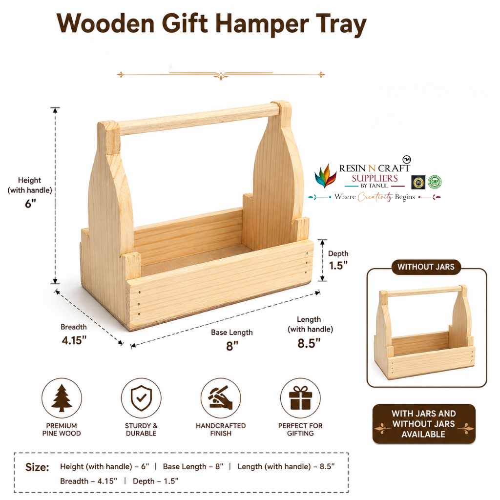 Wooden Gift Hamper Tray  – WTR05