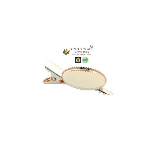 1 Round Hair Pin (Crocodile Style) / Hair Clip (RJM056)