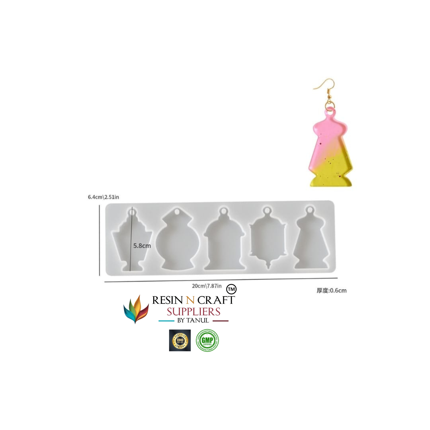 Arabic Earring Mold – C