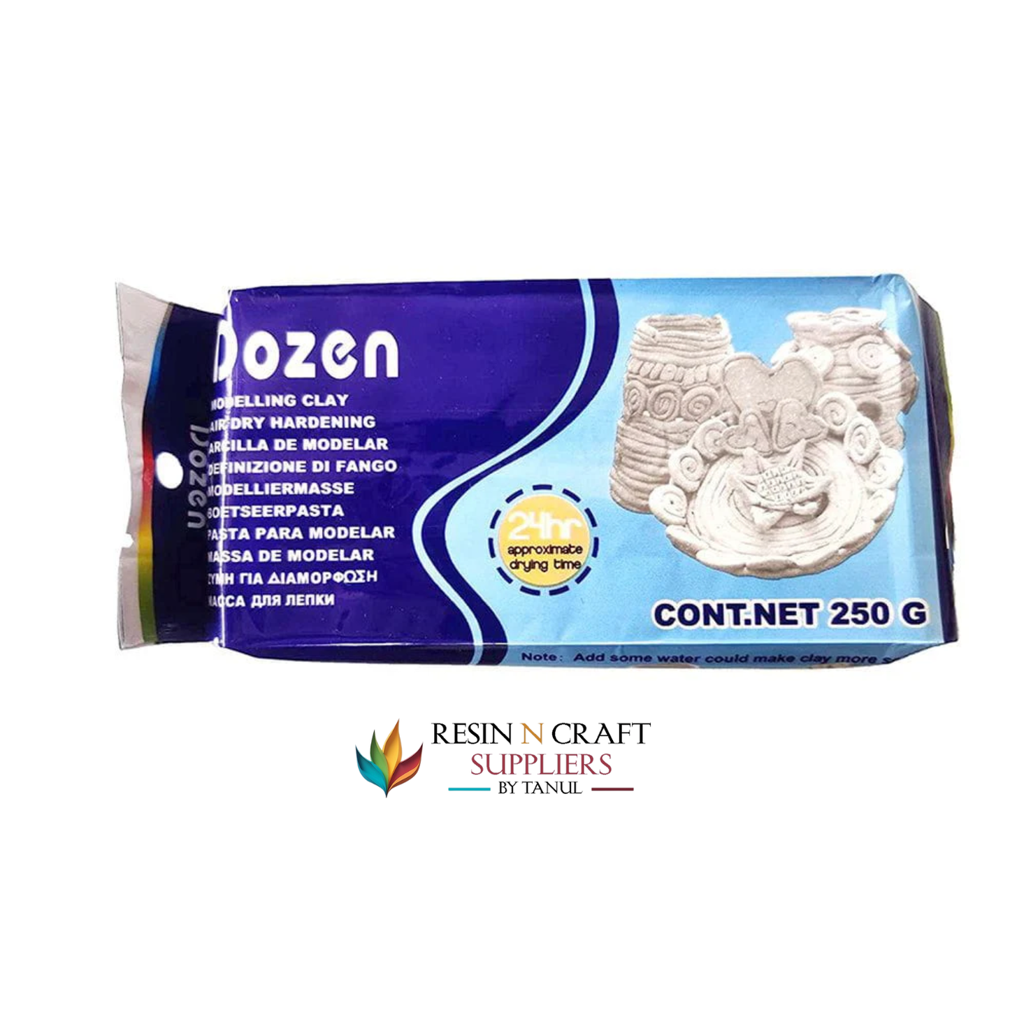 Dozen Clay White 250 GRMS