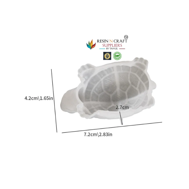Small Turtle Mold For Resin ,  Candle Soap & Resin Art (RM0208)