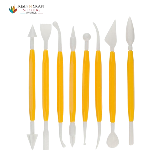 9Pcs set clay modelling tool set   (RHBR22 - 48)