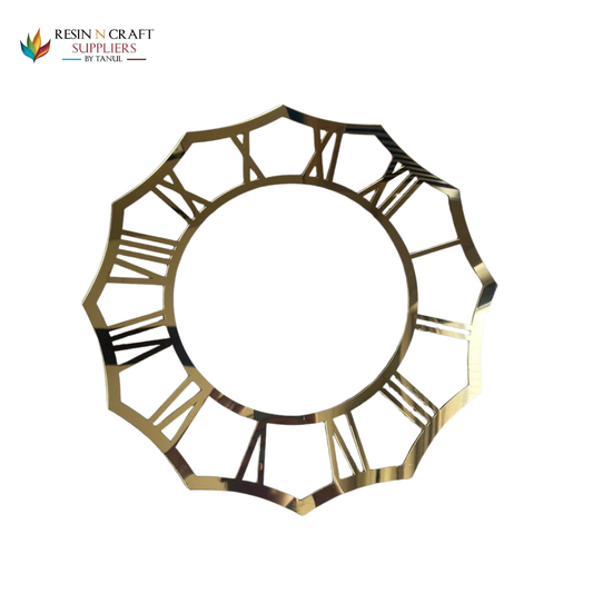 Clock Ring Hexagon Design for clock (GOLD)