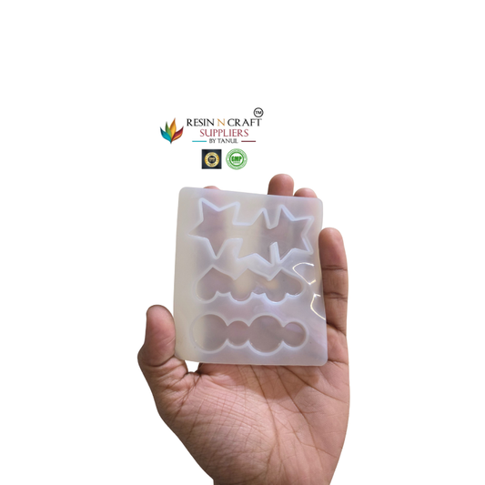 3 Cavity Hair Clip Jewellery Mould (008414500)