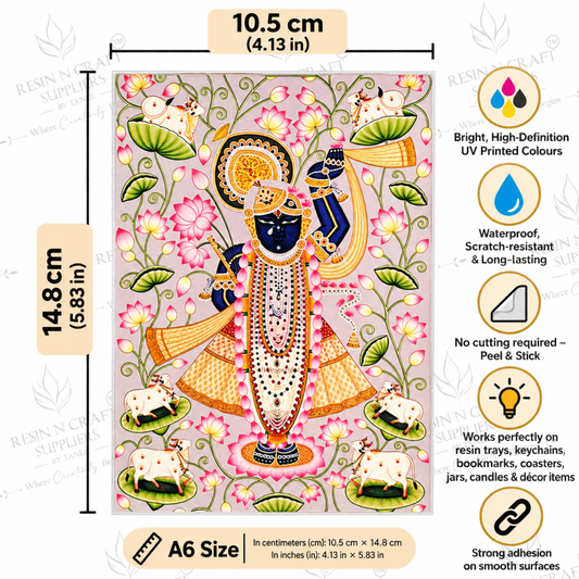 Color Peel & Stick UV DTF Sticker – A6 Size (UVS - 214)
