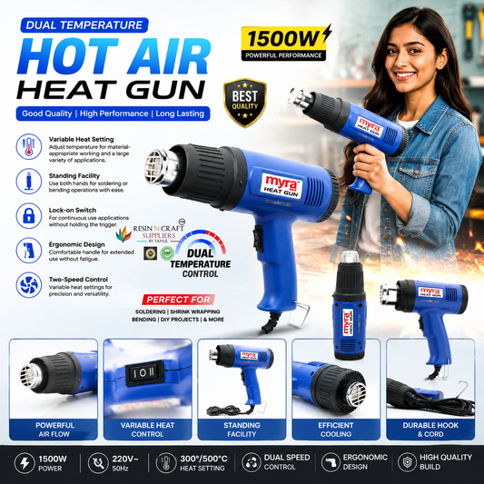 Dual Temperature Heat Gun 1500W | Hot Air Blower