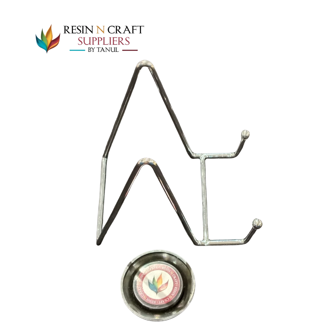 04 X 04 Wire Metal Stand Silver