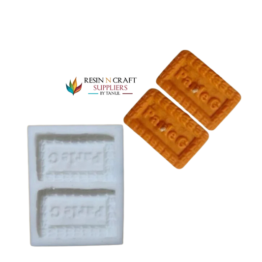 Parle G 2 Cavity Mould For Candle (RWCM552)