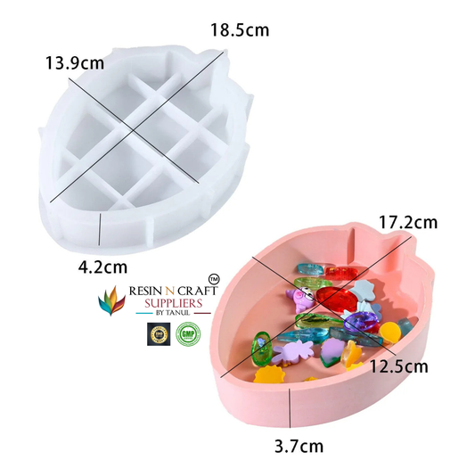 3D Strawberry Shape Jewellery Storage Box Mould (RSM1101M)