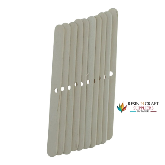 Small Wooden 1 Hole Wick Holder (10 Piece) for candle