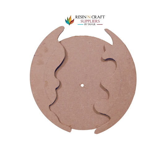 10 INCH CLOCK MDF DESIGN 1