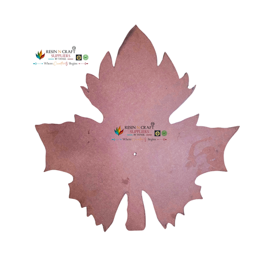 Maple Leaf MDF Clock Base – 18 x 18 Inch (8mm Thick)