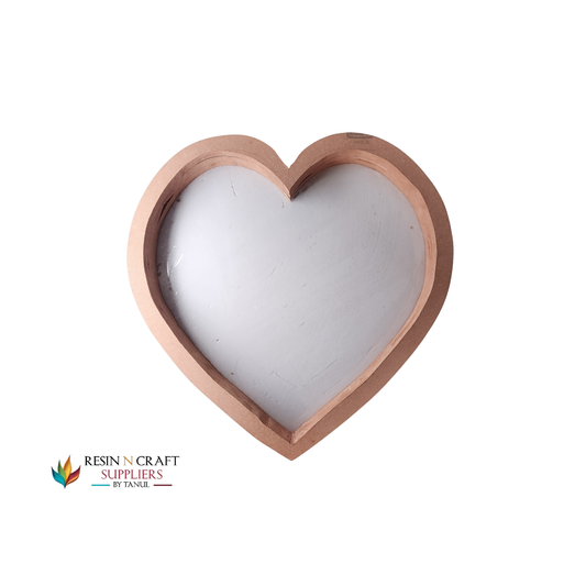 15"×20mm Heart Shape Floating Acrylic Frames In MDF