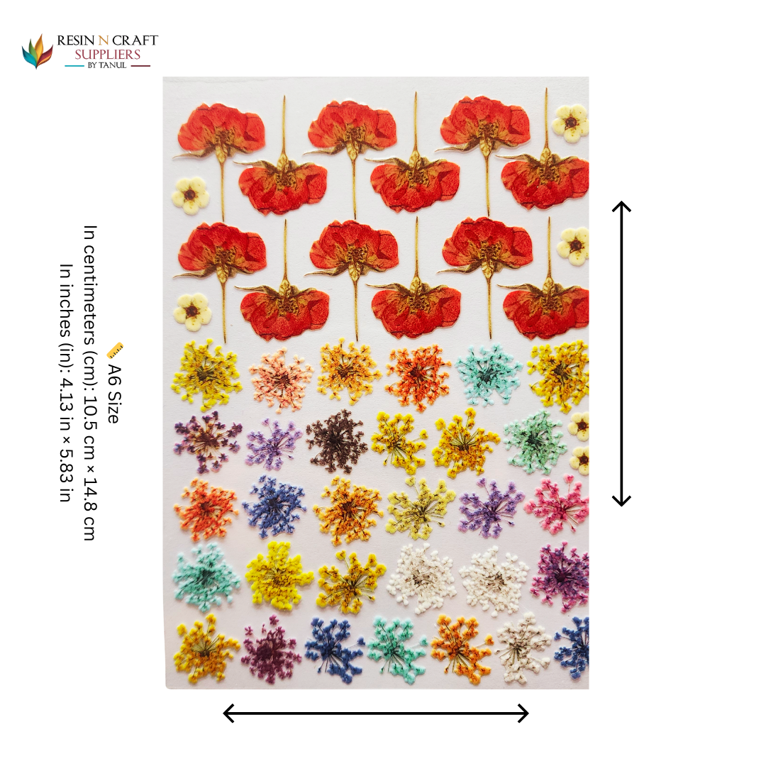 Color Peel & Stick UV DTF Sticker – A6 Size (UVS - 101)