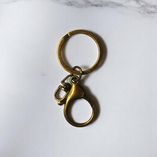 Premium Antique Gold Lobster Keychain