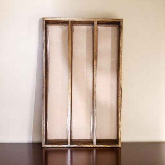 21 X 36 Floating Acrylic Frames In Teakwood