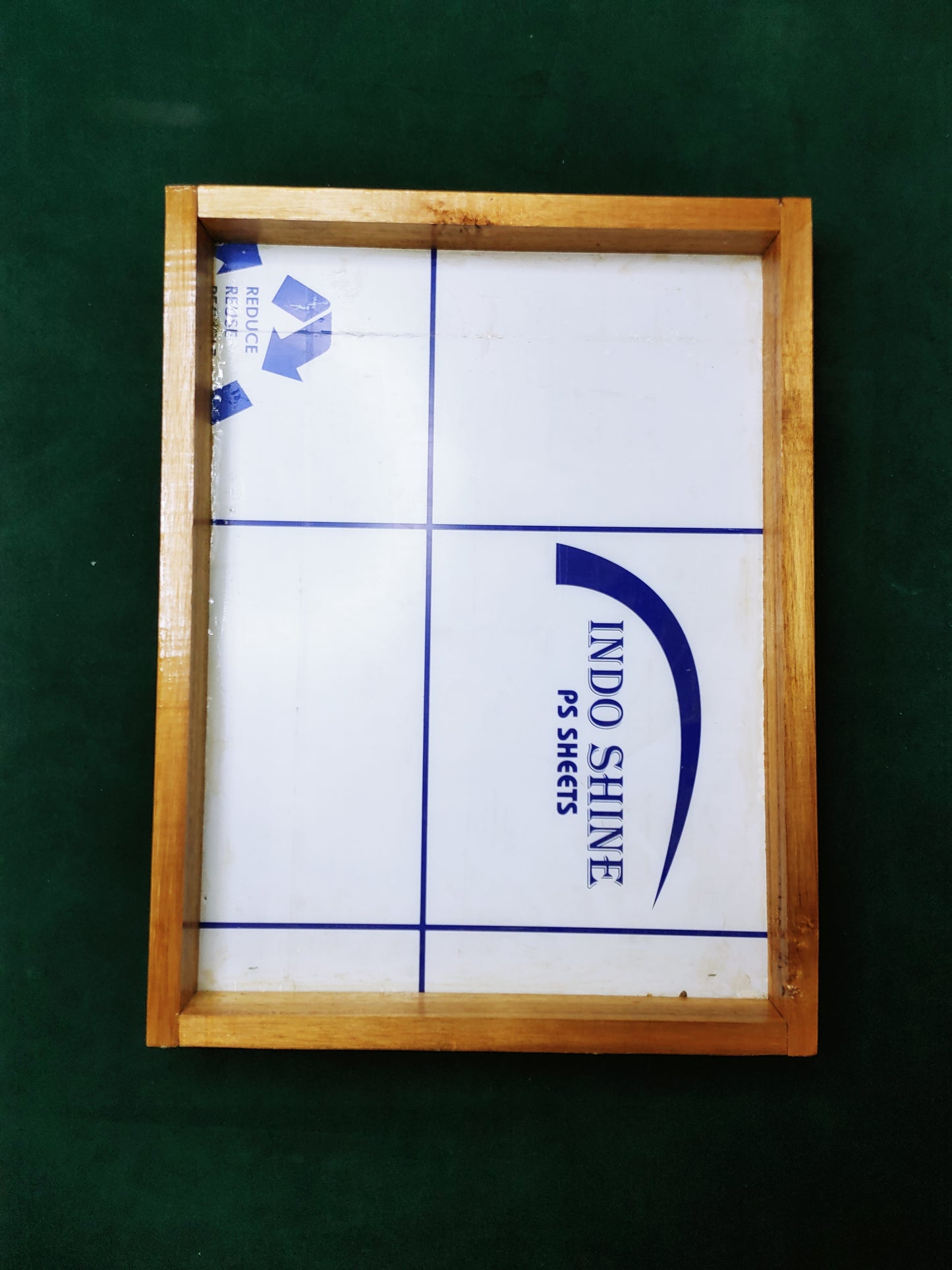 12×16 Floating Acrylic Frames In Teakwood.