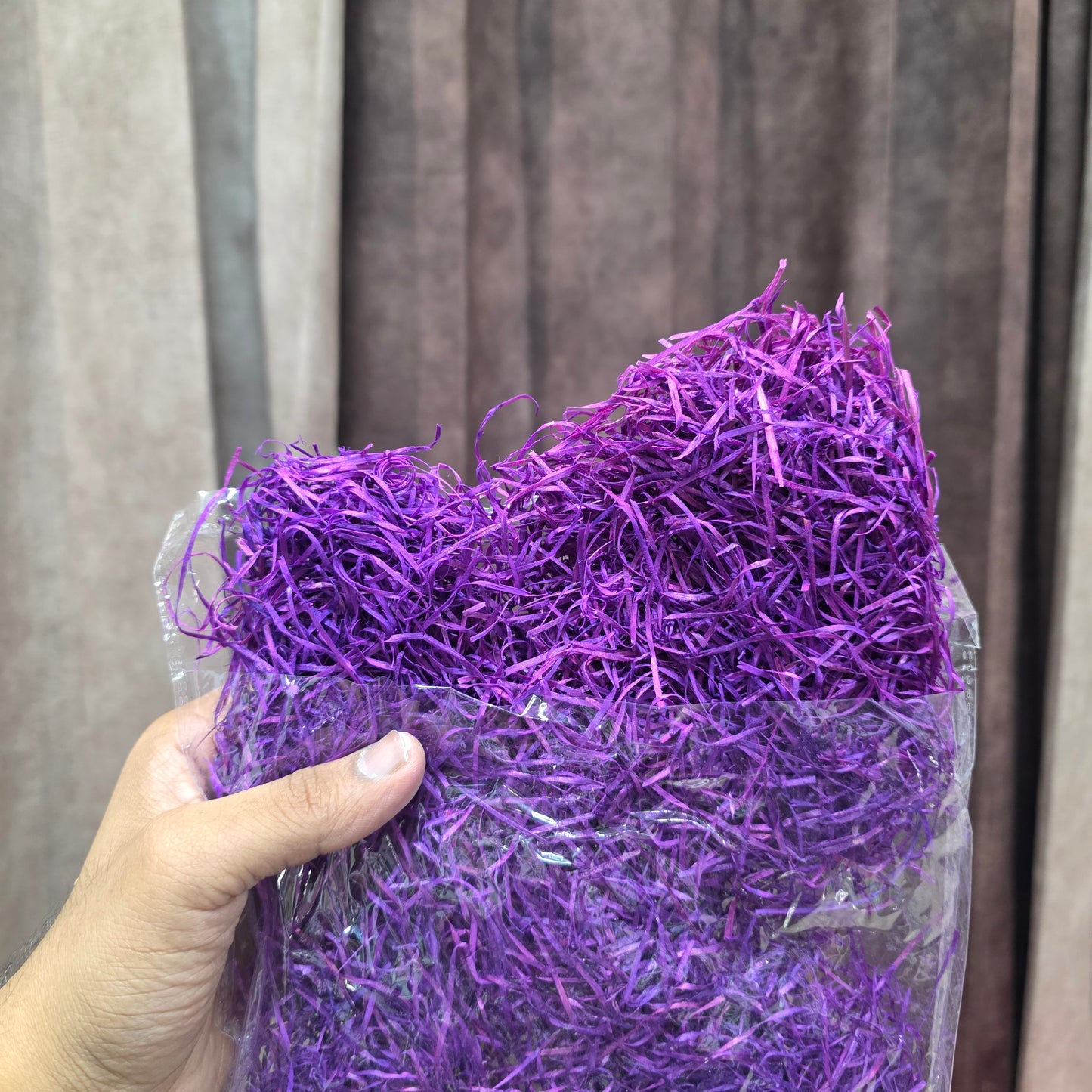 Crinkle Cut Paper Shreds For Packing – Royal Purple (40 Grams)