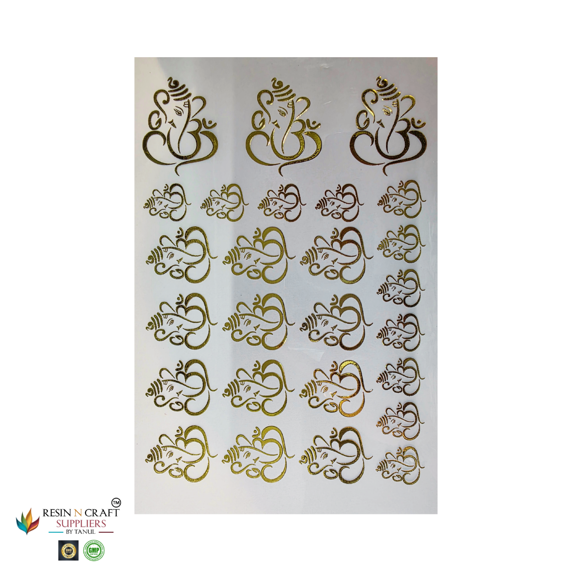 Gold Insert Sheet - Ganesha (MIS-07)