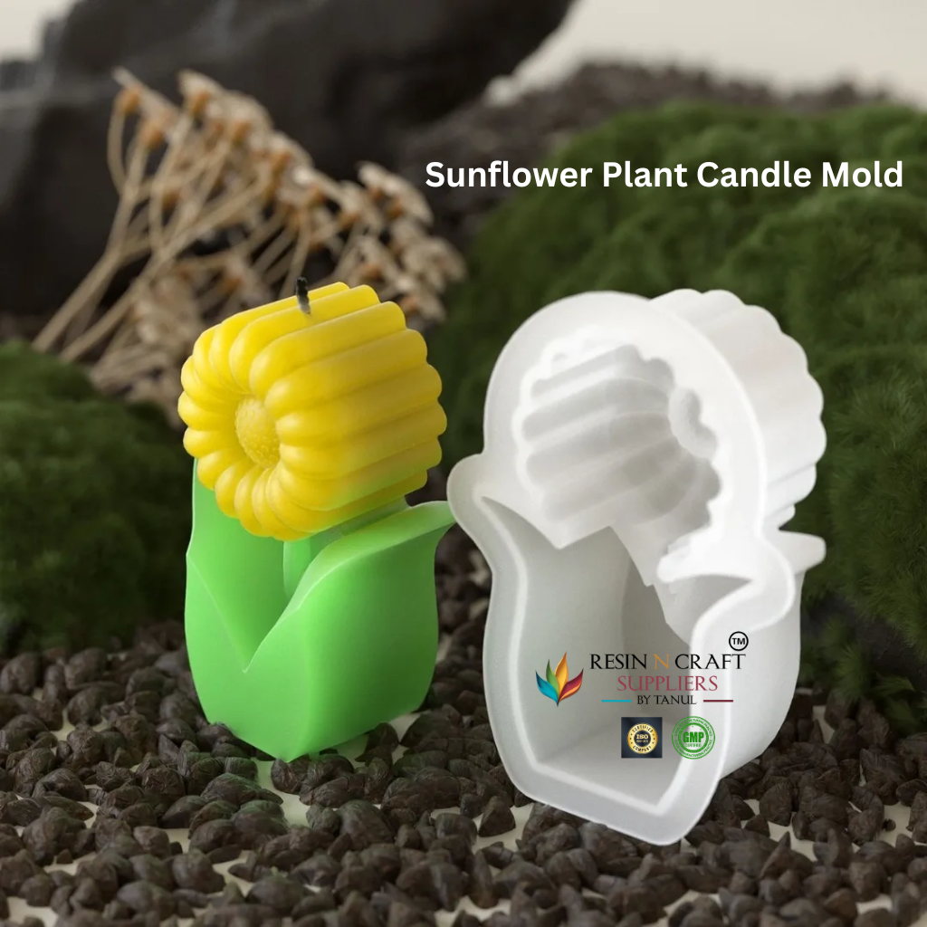 Sunflower Plant Candle Mold – Floral Silicone Mold RDI-RRM-0301M