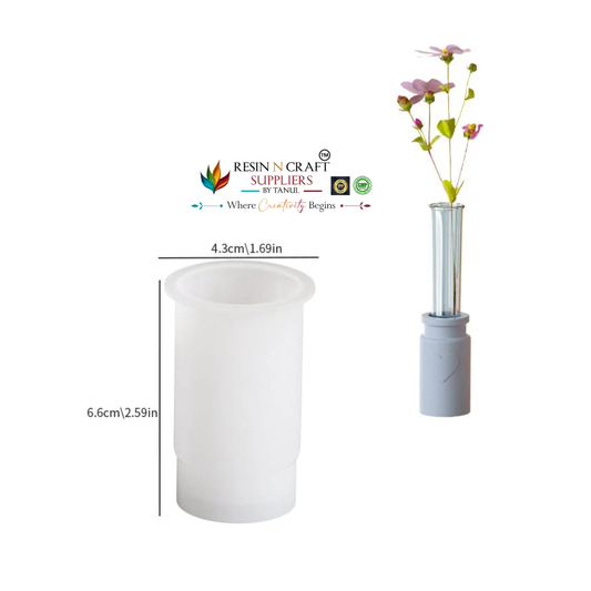Unique Cylindrical Candle / Concrete Holder Mould (RSM1296M)