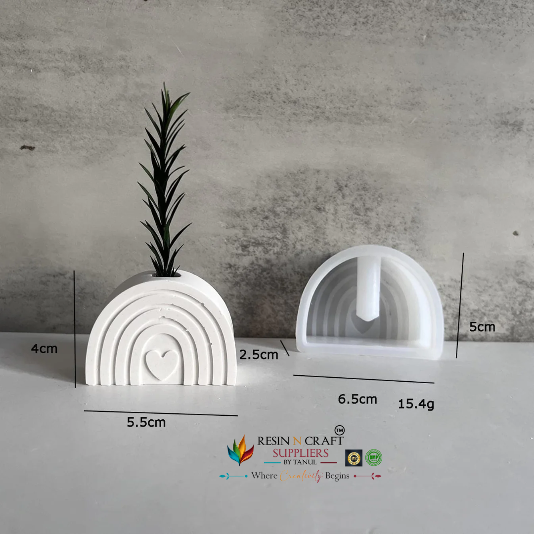 Rainbow Shaped Mini Planter Mould (RSM1302M)