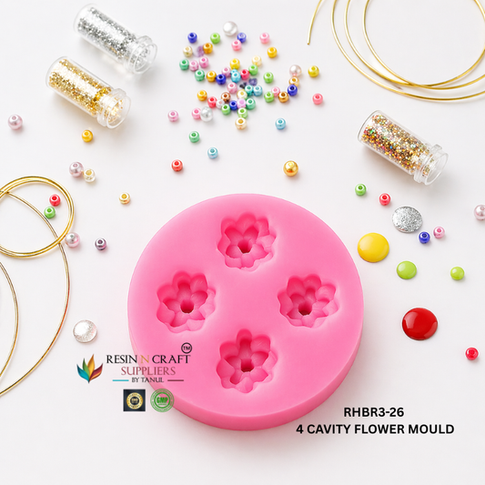 Mini Quad Flower Mould – RHBR39-26M