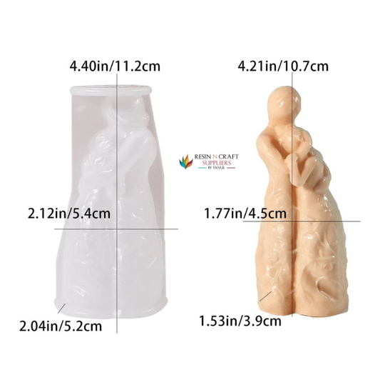 Mother & Daughter Embrace Candle Mould