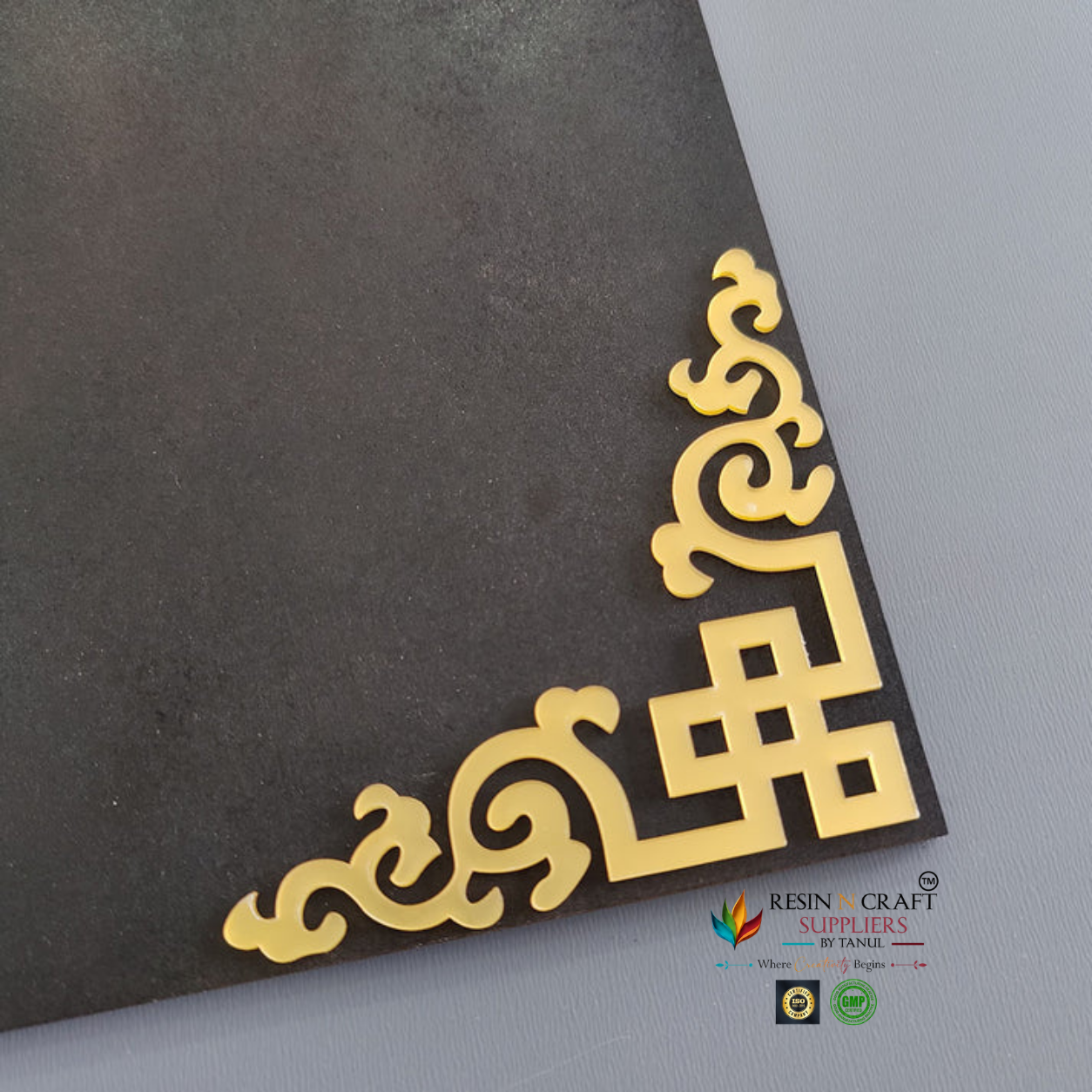 Premium Acrylic Corner Cutout – Design 03 | Set of 2 Pcs
