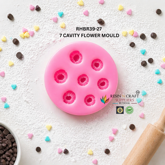 Mini 7 Flower Mould – RHBR39-27M