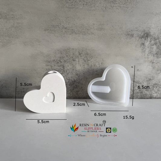 Heart Shaped Mini Planter Mould (RSM1304)
