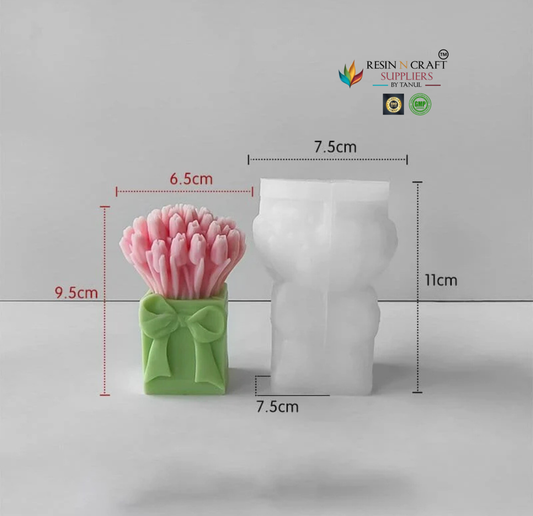 Tulip Bouquet Candle Handmade Mould (RHM0243)