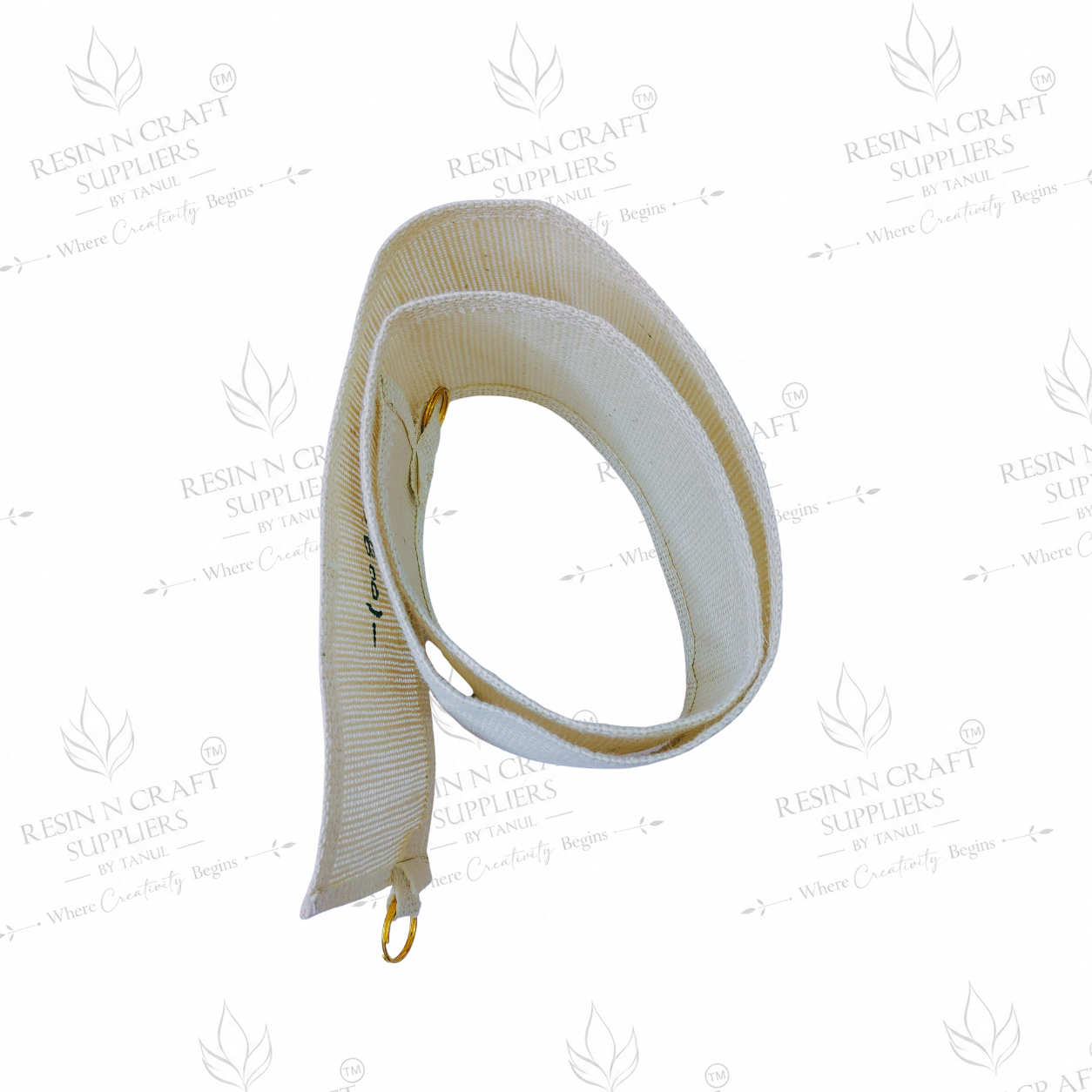 White Jute Fabric Toran Belt – Ready-to-Decorate DIY Bandhanwar Base (40 X 3 INCH)