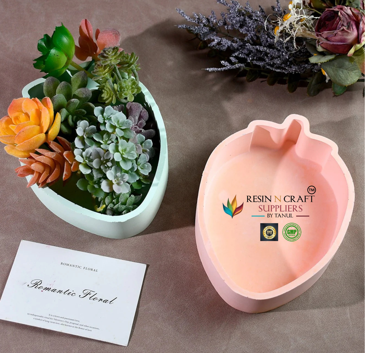3D Strawberry Shape Jewellery Storage Box Mould (RSM1101M)
