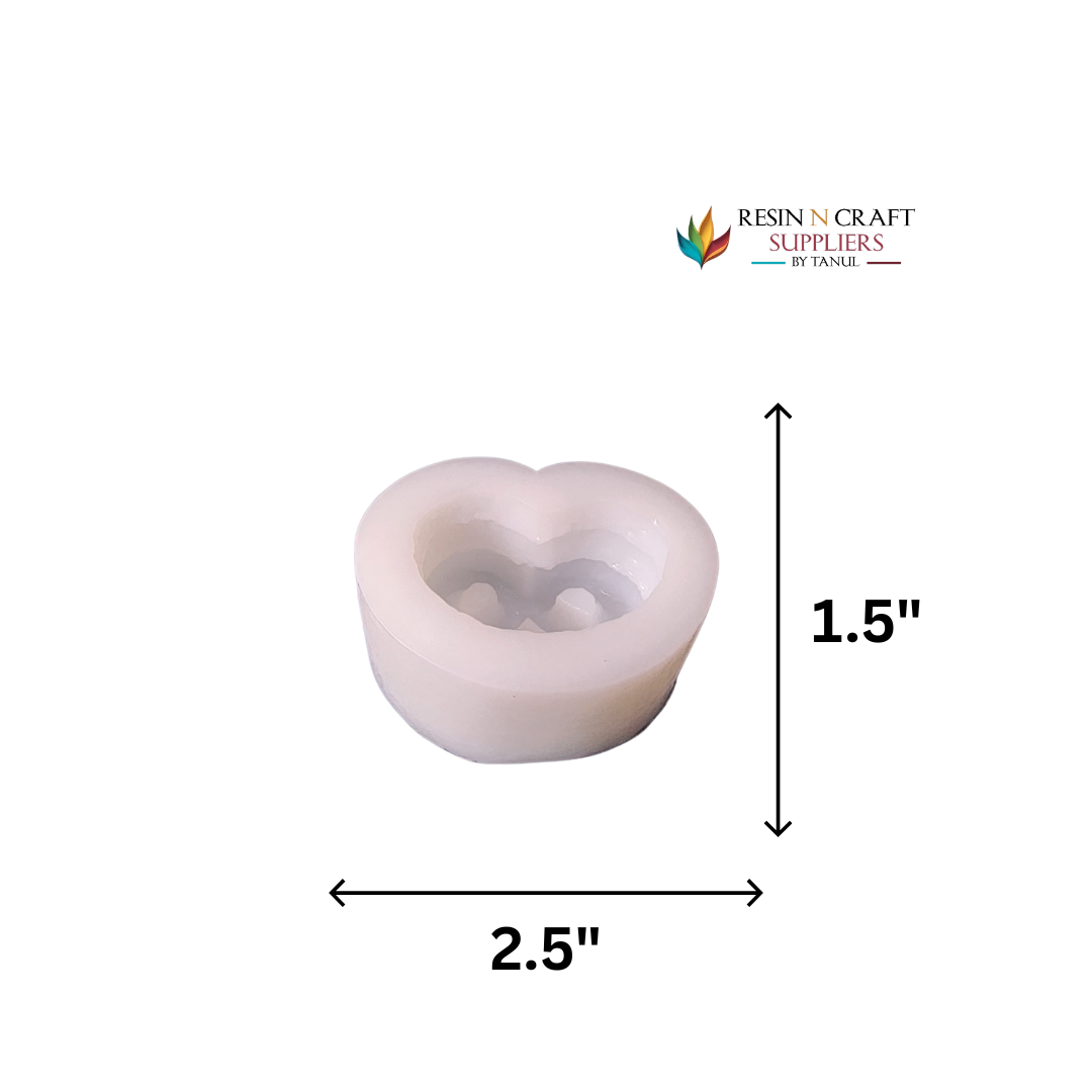 Heart Cookie Candle Mould 38-75