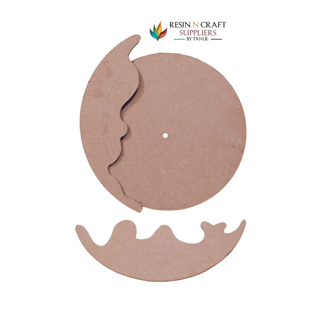 10 INCH CLOCK MDF DESIGN 1