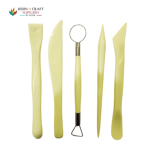 Modeling tool yellow 5 pcs set (RHBR22 - 44)