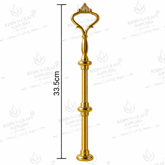 3 Tier Cake ABS Plastic Stand Crown Shape