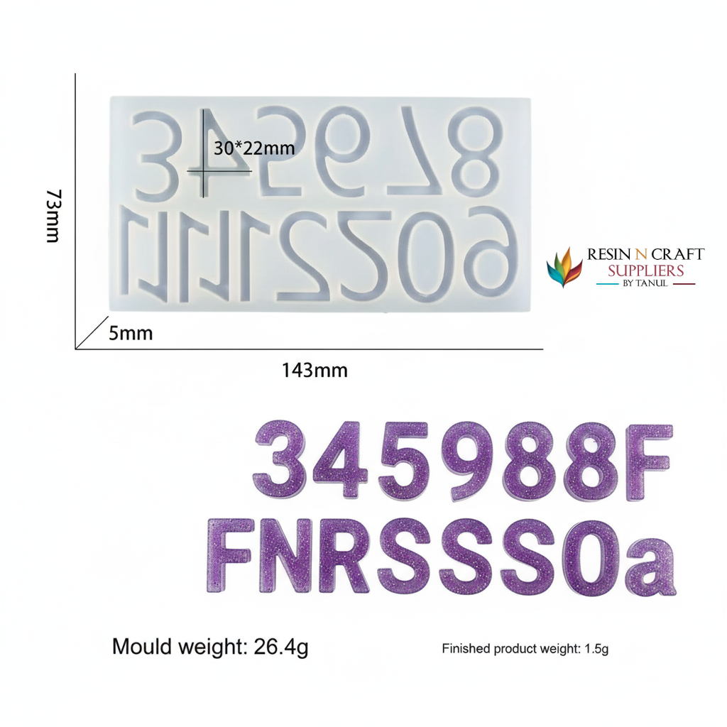 Numerals For Clock Dial Mould