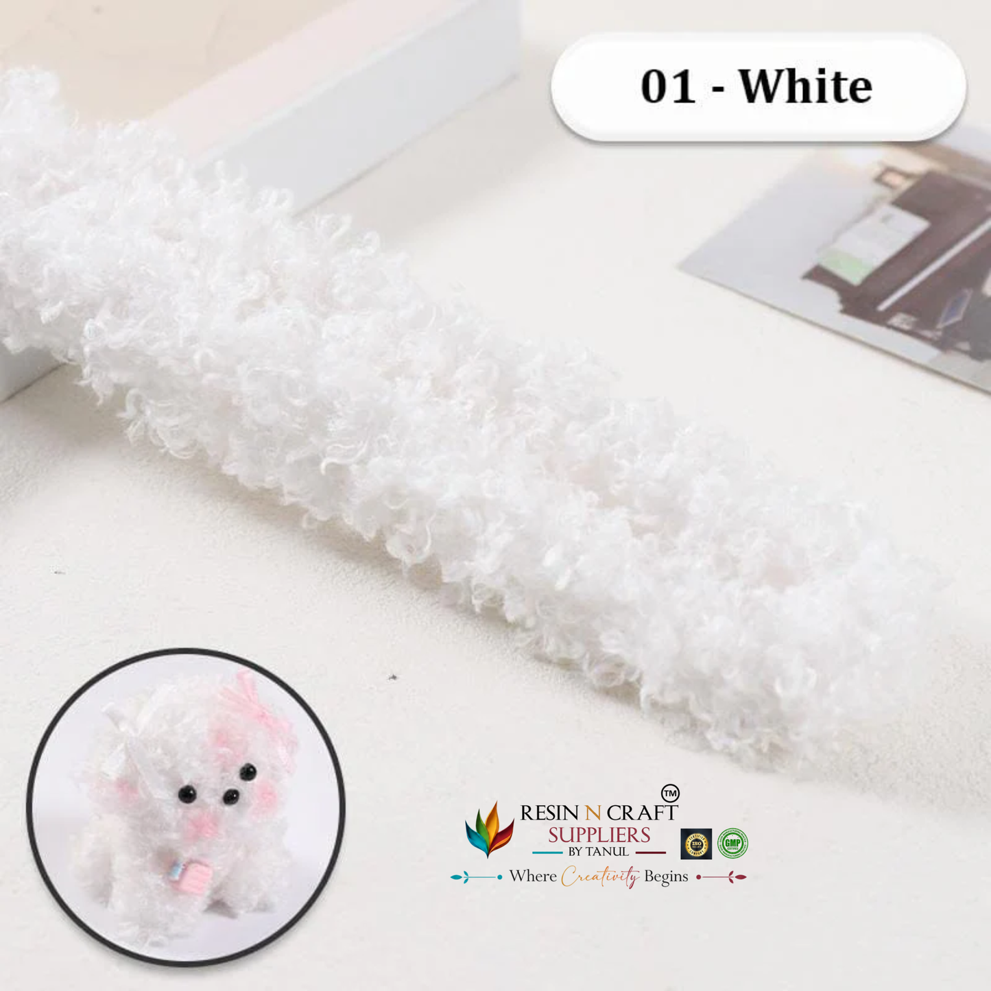 Rabbit Fur Pipe Cleaners 1Mtr Approx. (Different Colors Option)