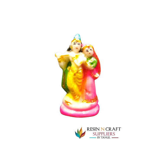 Miniature Radha Krishna Love Idol (Fluting Pose)