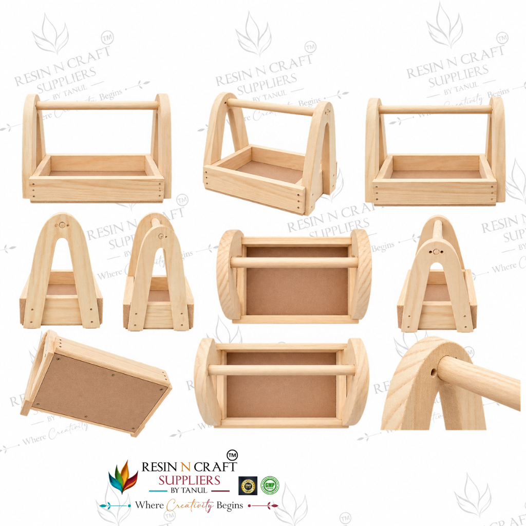 Premium Hamper Combo Set – Tray + 2 Glass Jars 350 ml (WTR04 + RJ01)