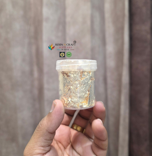 Golden Foil Flakes (Small , Large , Jumbo Jar)