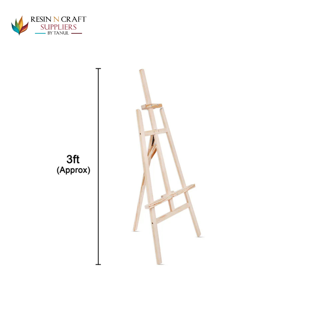 03 feet (36") Wooden Easel Stand with Thread Holder (Premium Quality)