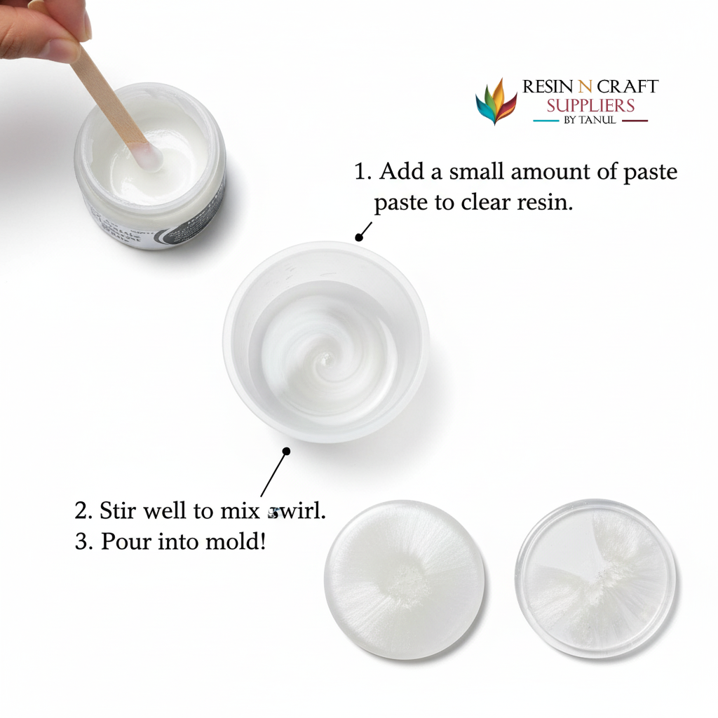 White Metallic Pigment 20 grms