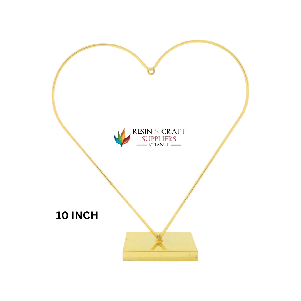 10" Heart Hoop Stand